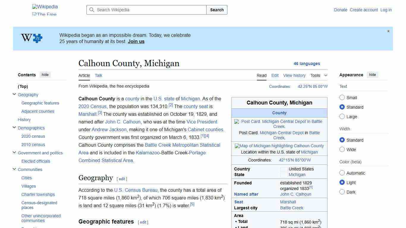 Calhoun County, Michigan - Wikipedia